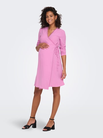 Only Maternity Kleid 'Mette' in Pink
