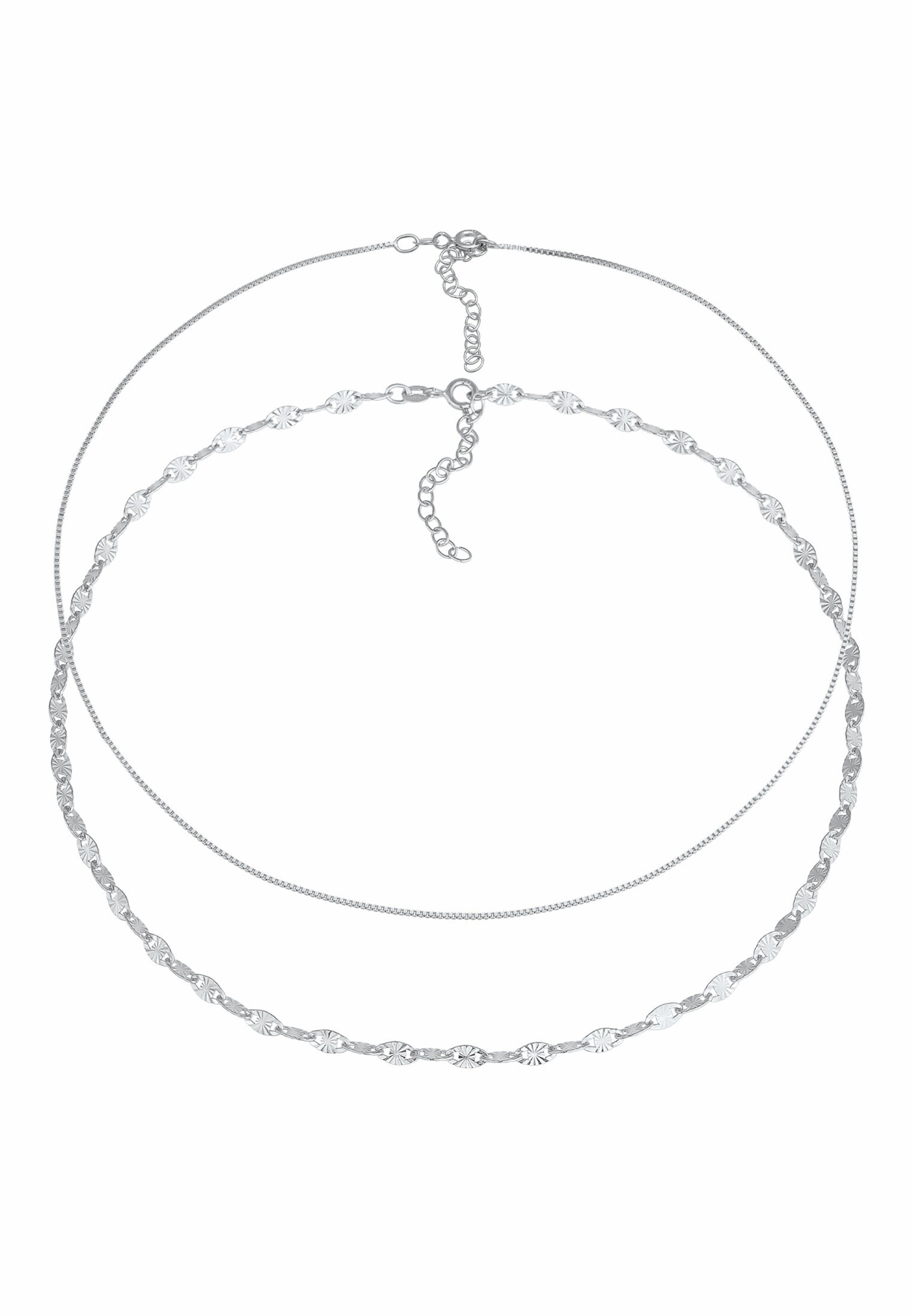 ELLI Kett 'Valentino', värv Hõbe: eest vaates