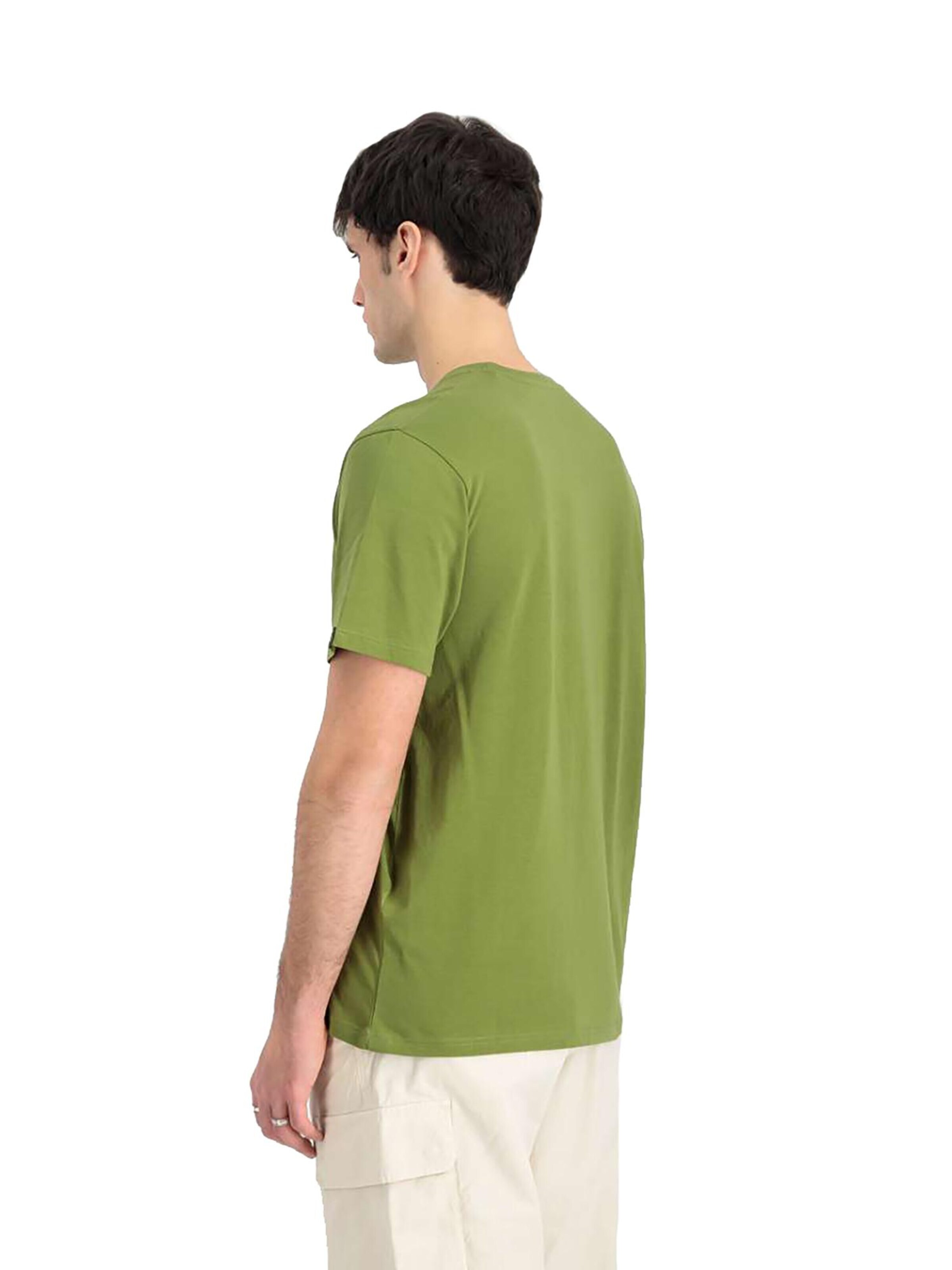 ALPHA INDUSTRIES Shirt 'Basic'‌‌‌‌ in Grün