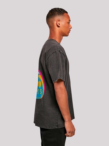 F4NT4STIC Shirt 'Heidi Heroes of Childhood' in Zwart