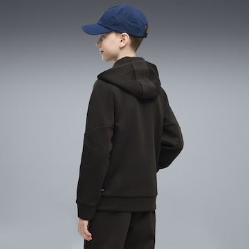PUMA Sports sweat jacket 'Olympique De Marseille Pumatech' in Black