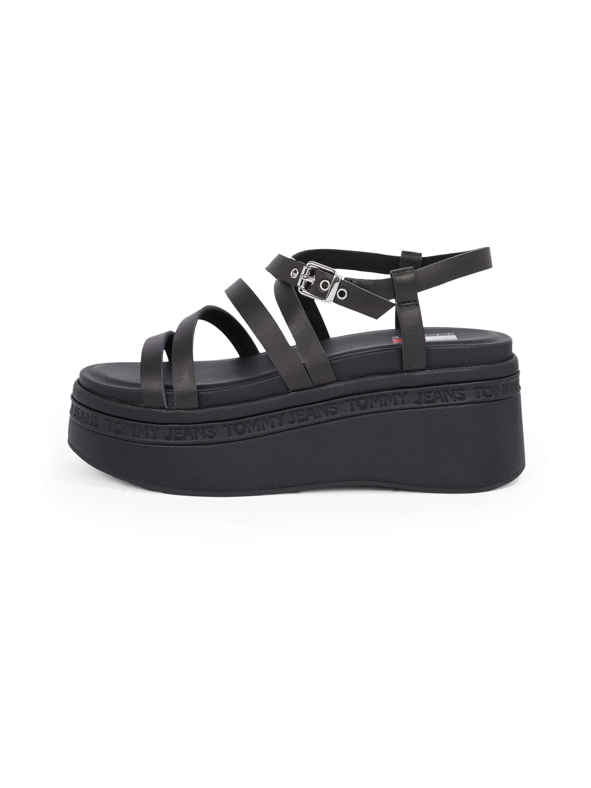 Tommy Jeans Sandaler med rem i sort: forside