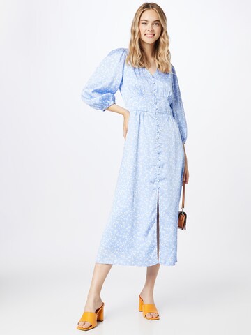 Neo Noir Shirt Dress 'Olana' in Blue