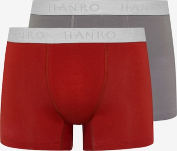 Hanro Boxershorts ' Cotton Essentials ' in Rood: voorkant