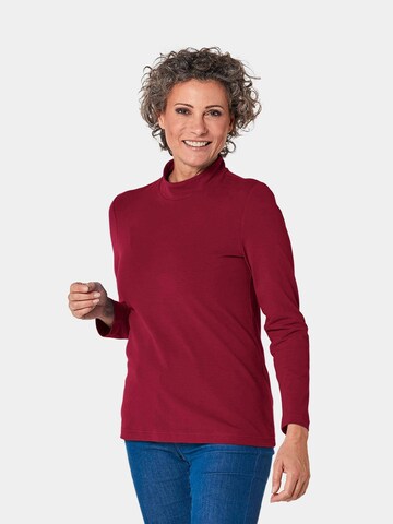 Goldner Shirt in Rot: Vorderseite