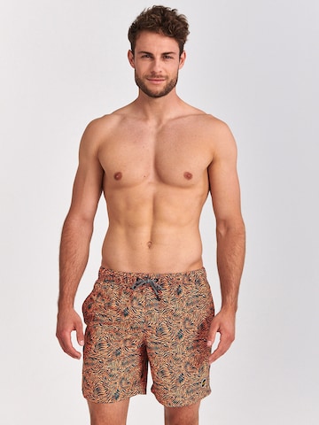 Shiwi Board Shorts in Orange: front