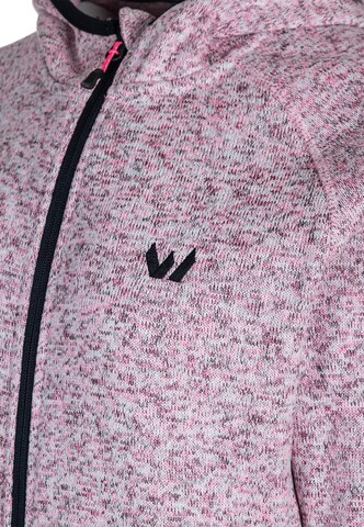 Whistler Athletic Fleece Jacket 'Vilja' in Pink