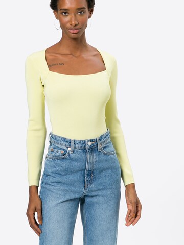 GUESS Shirt Bodysuit 'CLARIE' in Green: front