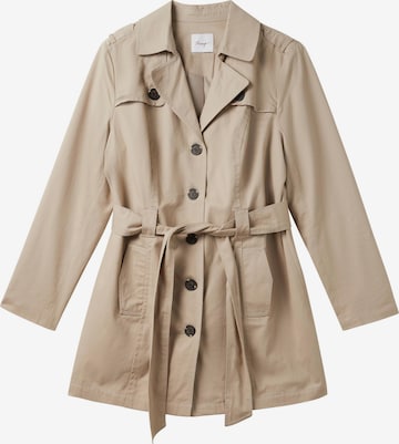 SHEEGO Between-Seasons Coat in Beige: front