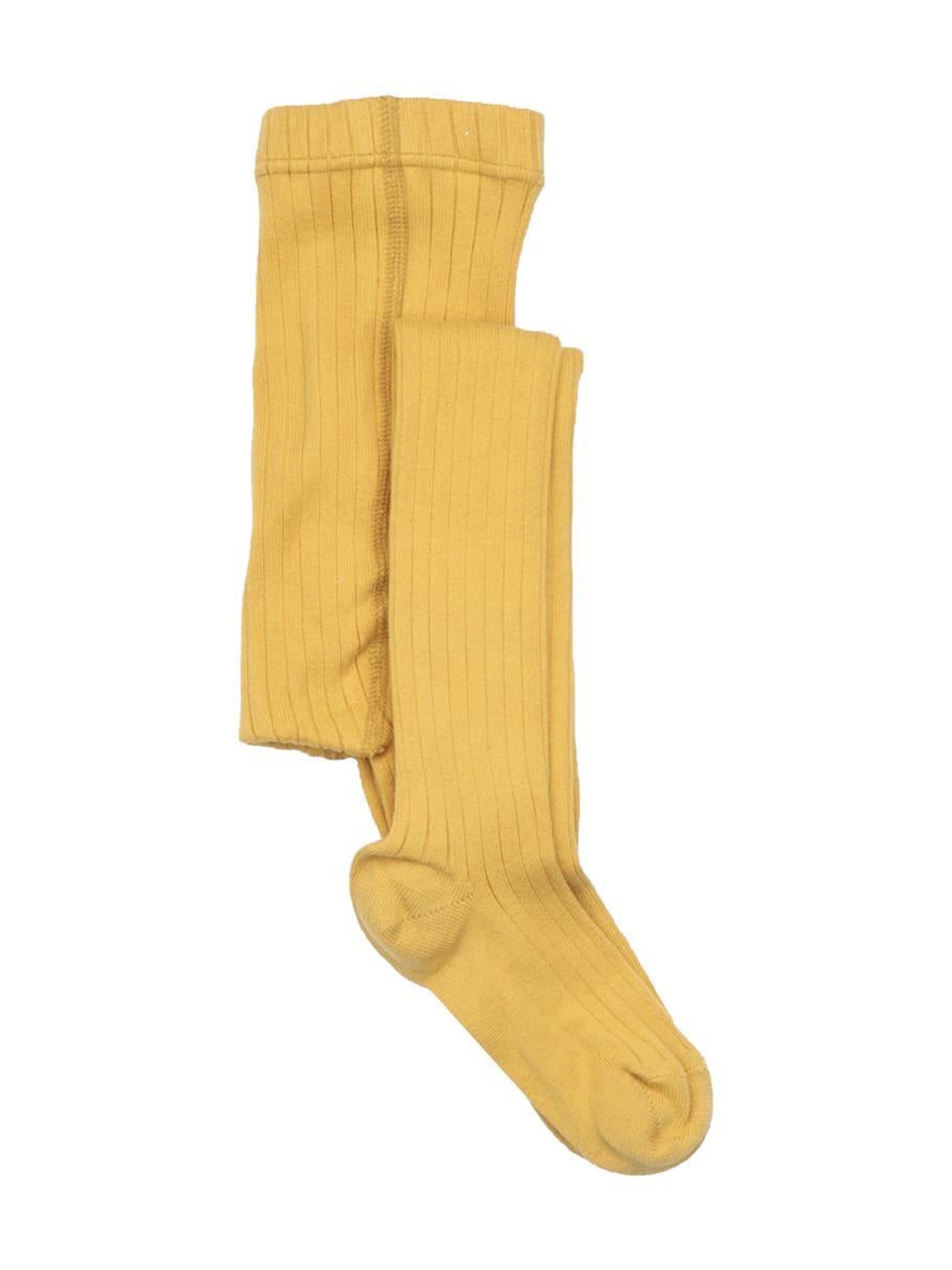 Walkiddy Tights 'Walkiddy - Unifarben Tights' in Yellow: front