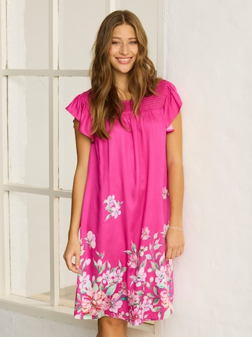 ze-ze Kleid 'Flo 162'‌‌‌‌‌‌ in Pink: Vorderseite