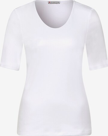 T-shirt STREET ONE en blanc : devant