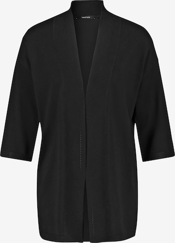 Cardigan TAIFUN en noir : devant