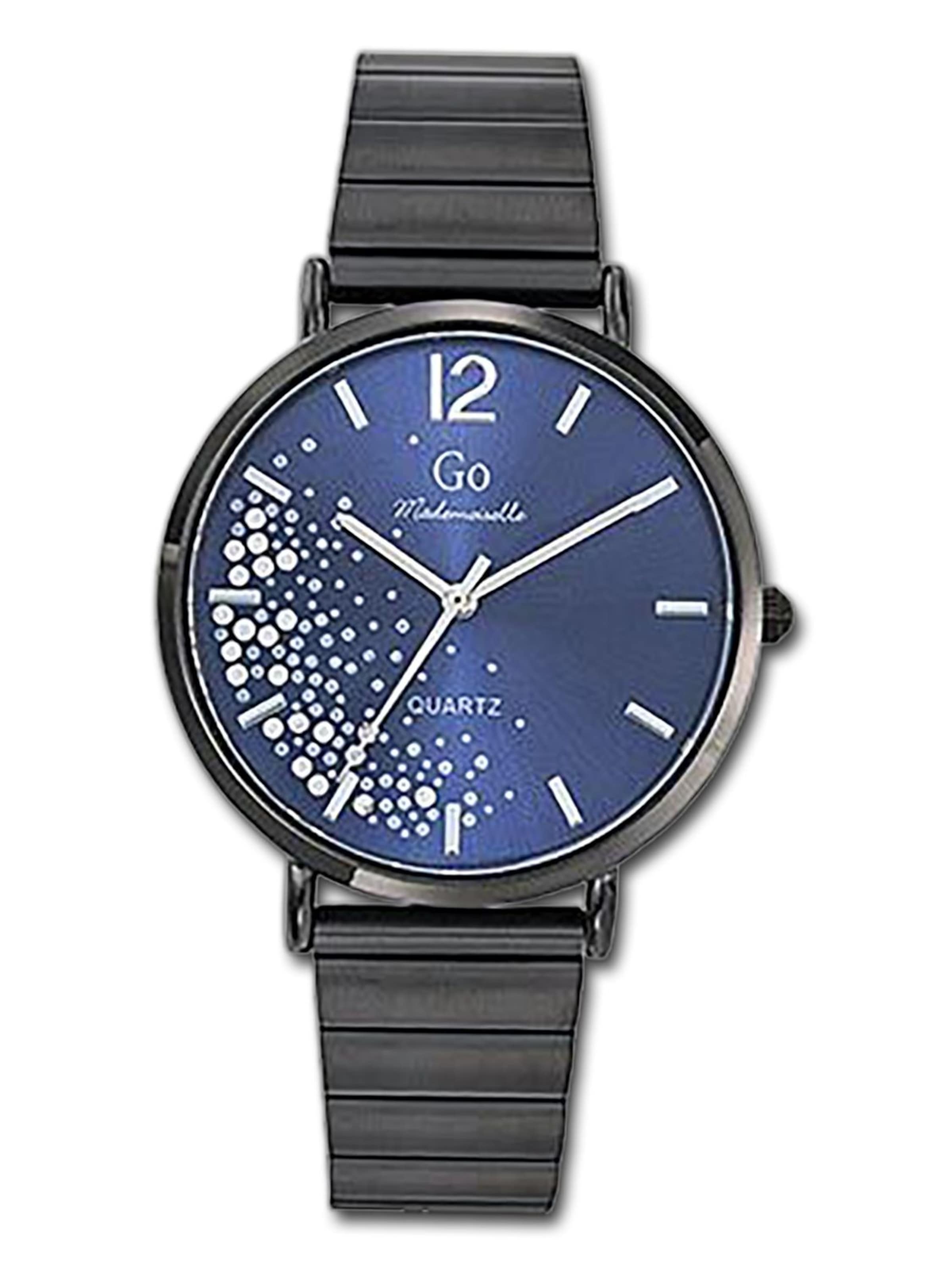 GO GirlOnly Analog Watch in Black: front
