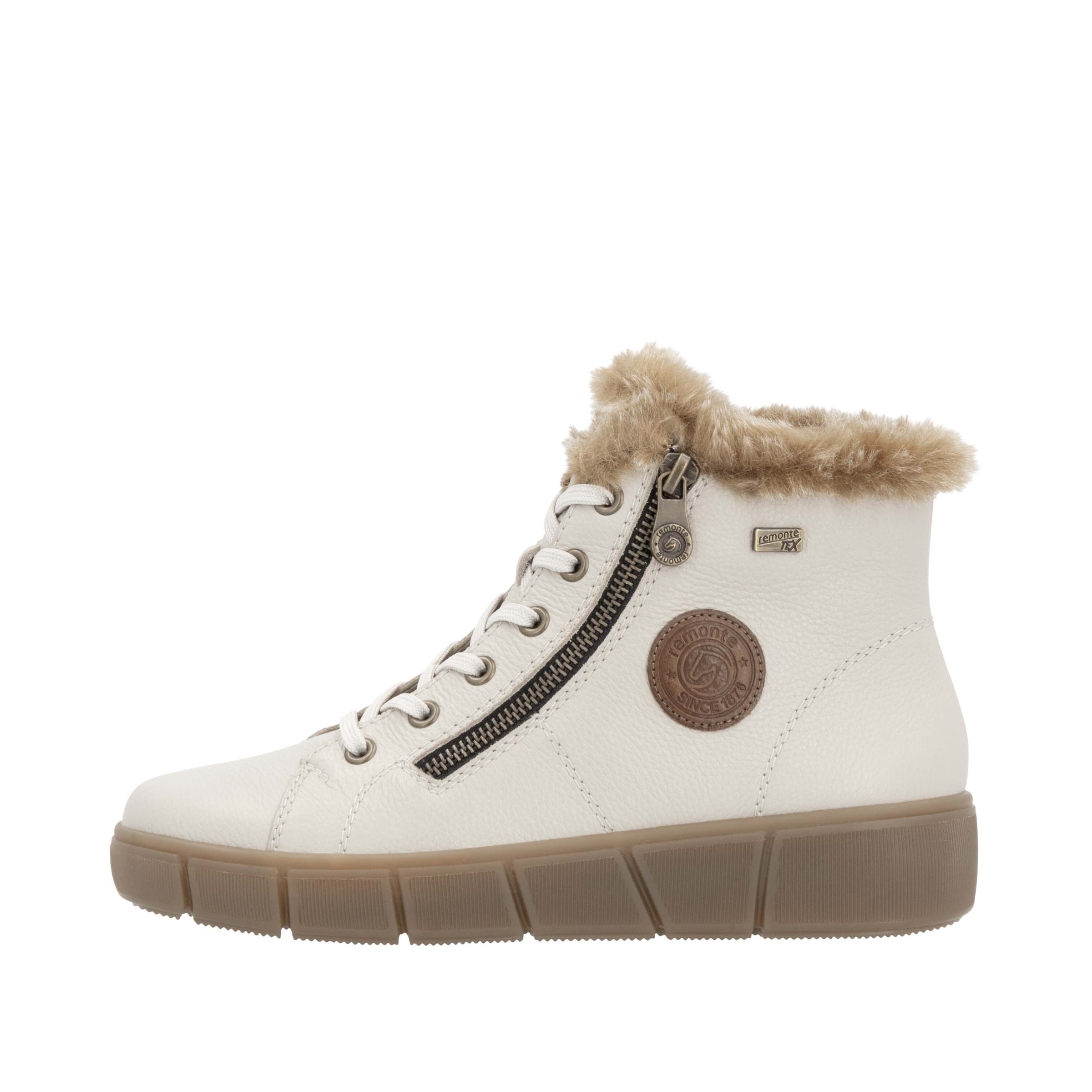 Bottines à lacets REMONTE en beige