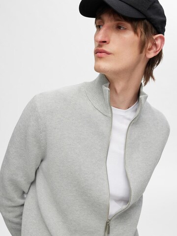 SELECTED HOMME Gebreid vest 'Dane' in Grijs