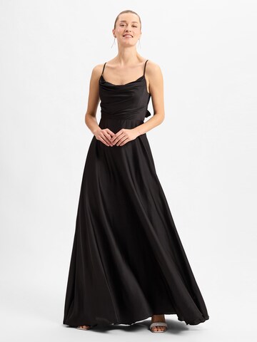 Robe de soirée Marie Lund en noir : devant