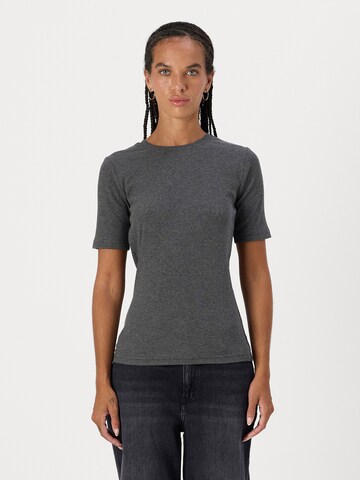 Maglietta 'Saalexo' di Samsøe Samsøe in grigio: frontale