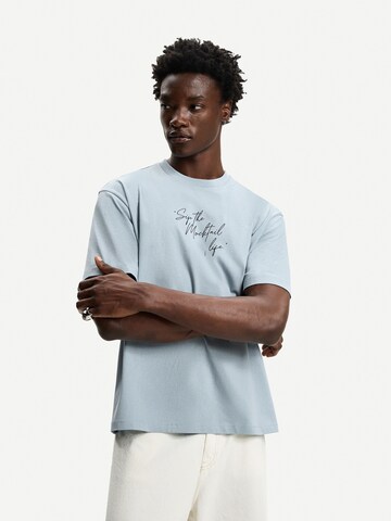 Maglietta di Bershka in blu: frontale