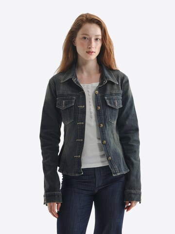 TorWeit Between-Season Jacket 'Fitted Denim Jacket' in Blue
