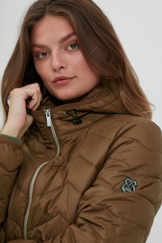 Fransa Between-Season Jacket 'FRBAPADDING' in Brown