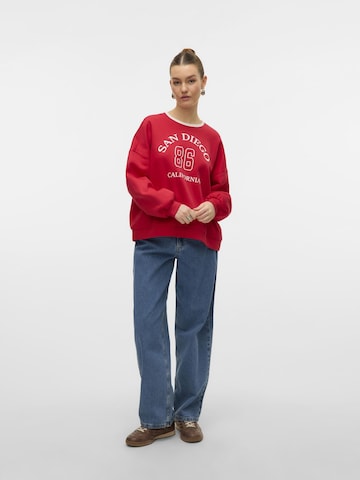Sweat-shirt VERO MODA en rouge