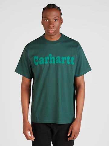 Carhartt WIP T-shirt 'Bubbles' i grön: framsida