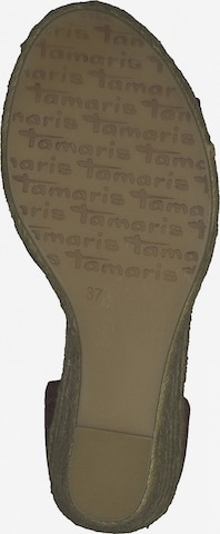 TAMARIS Sandale in Braun