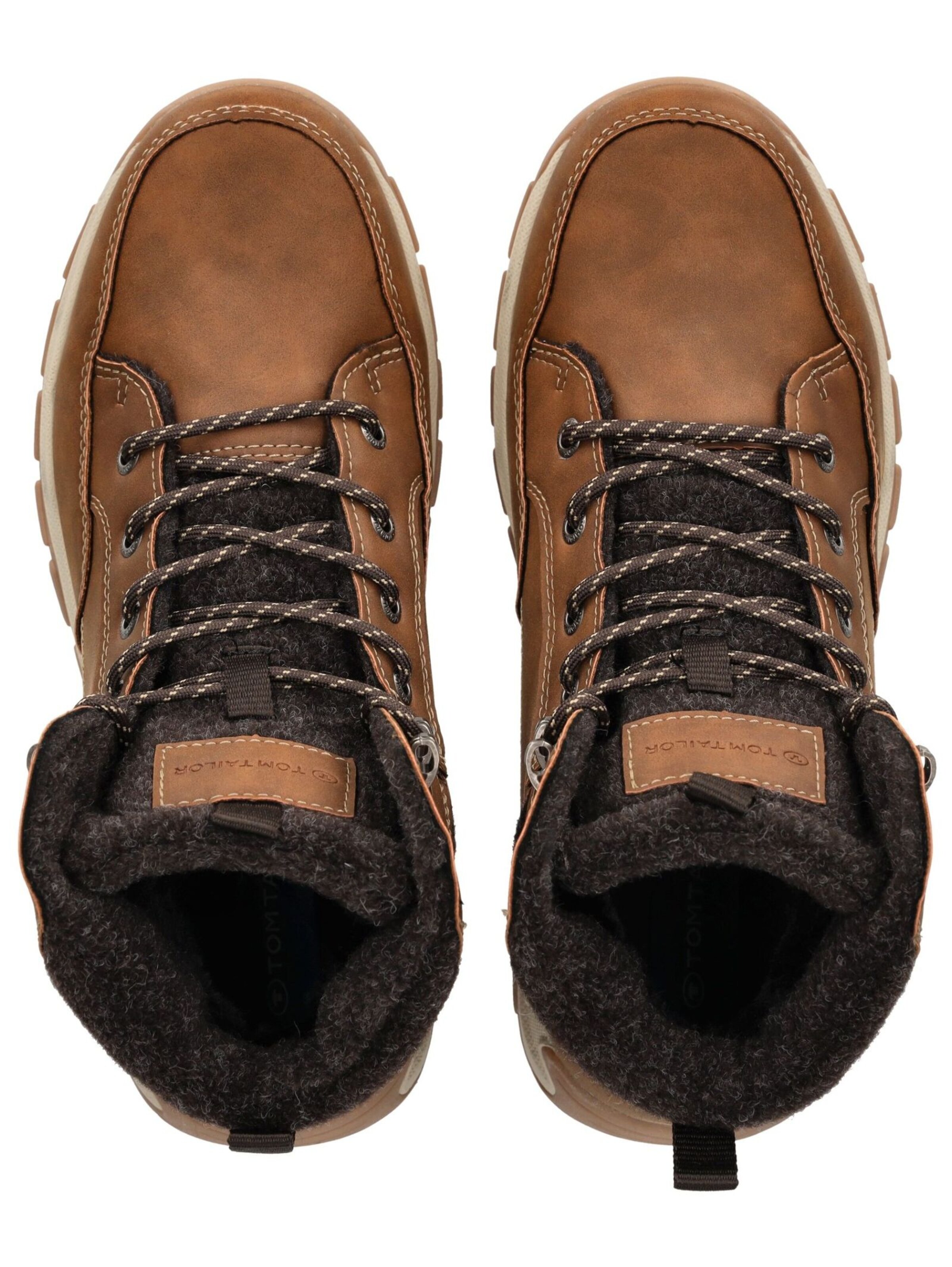 Boots stringati di TOM TAILOR in marrone