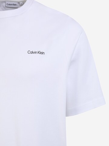 Calvin Klein Big & Tall Shirt in White