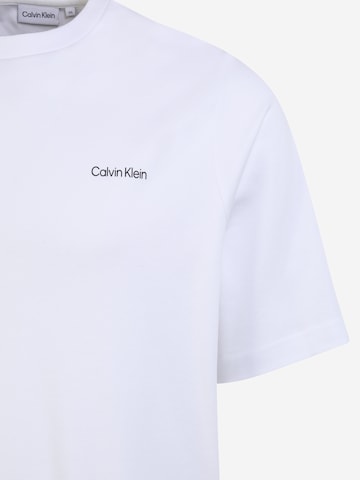 T-Shirt Calvin Klein Big & Tall en blanc