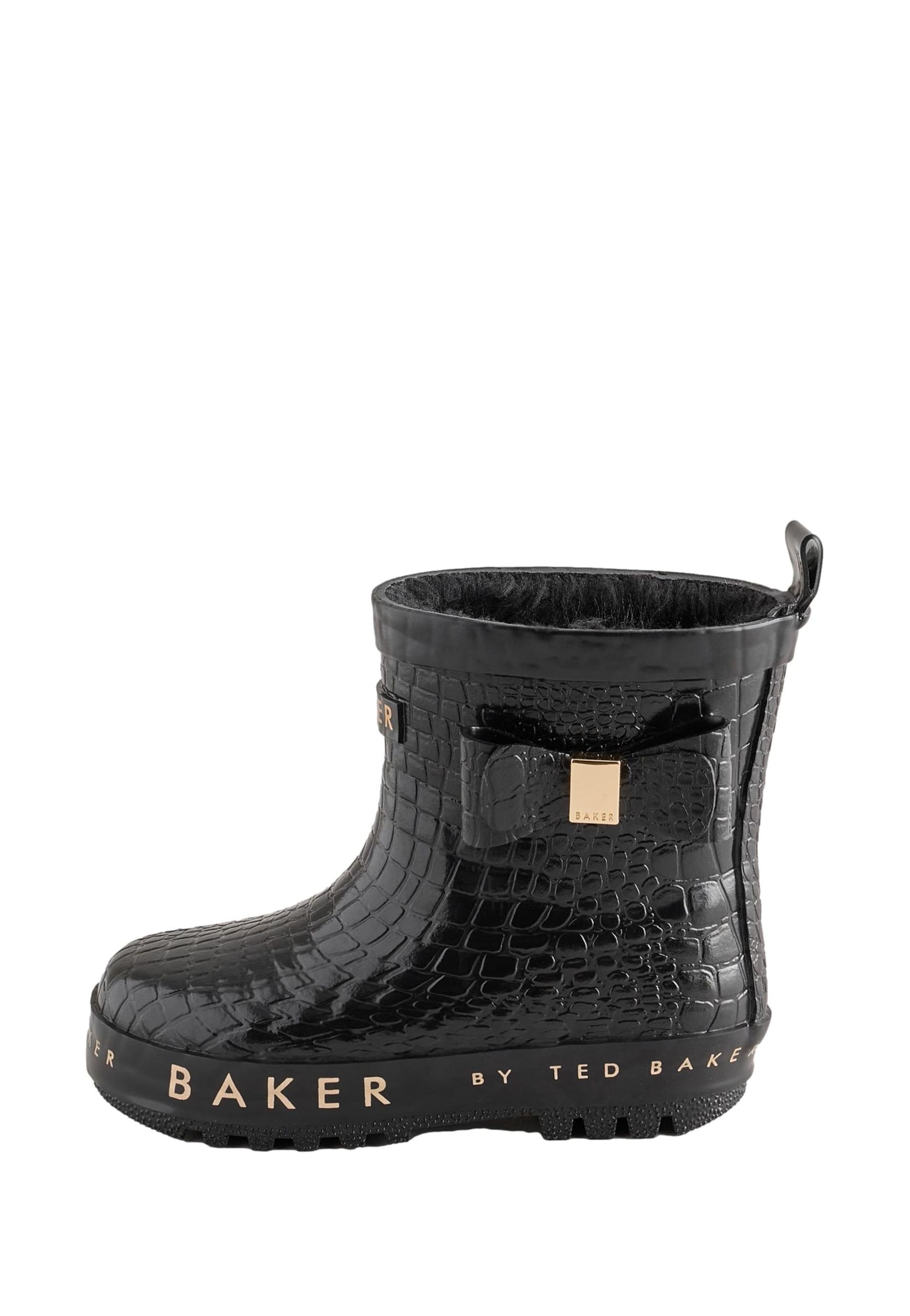 Baker by Ted Baker Γαλότσα σε μαύρο: μπροστά