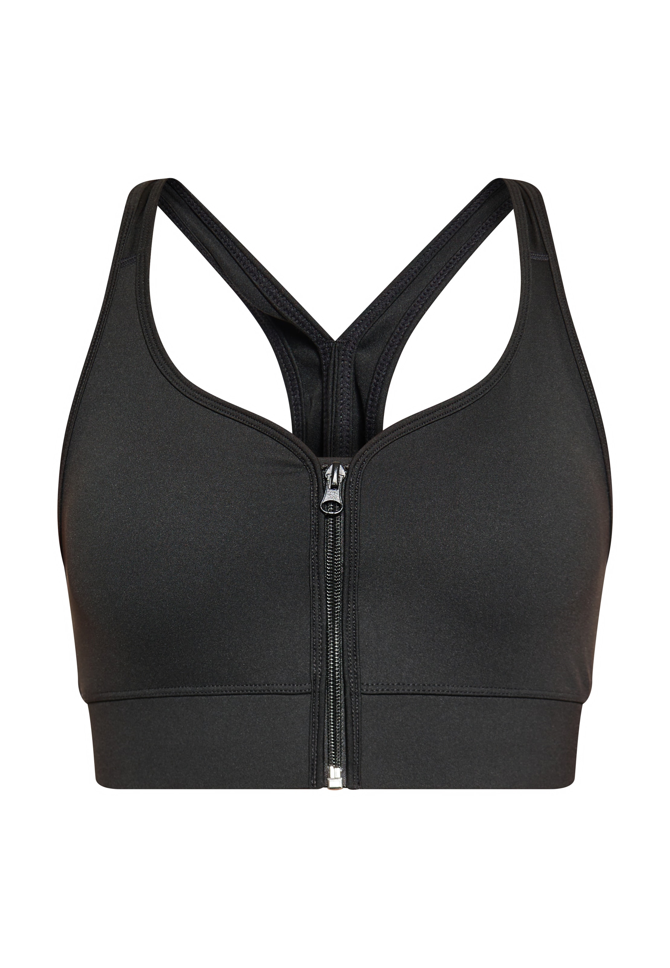 Bustier Soutien-gorge de sport TUFFSKULL en noir : devant
