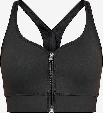 TUFFSKULL - Bustier Sujetador deportivo en negro: frente