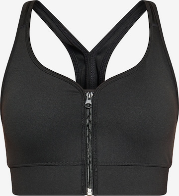 Bustier Soutien-gorge de sport TUFFSKULL en noir : devant