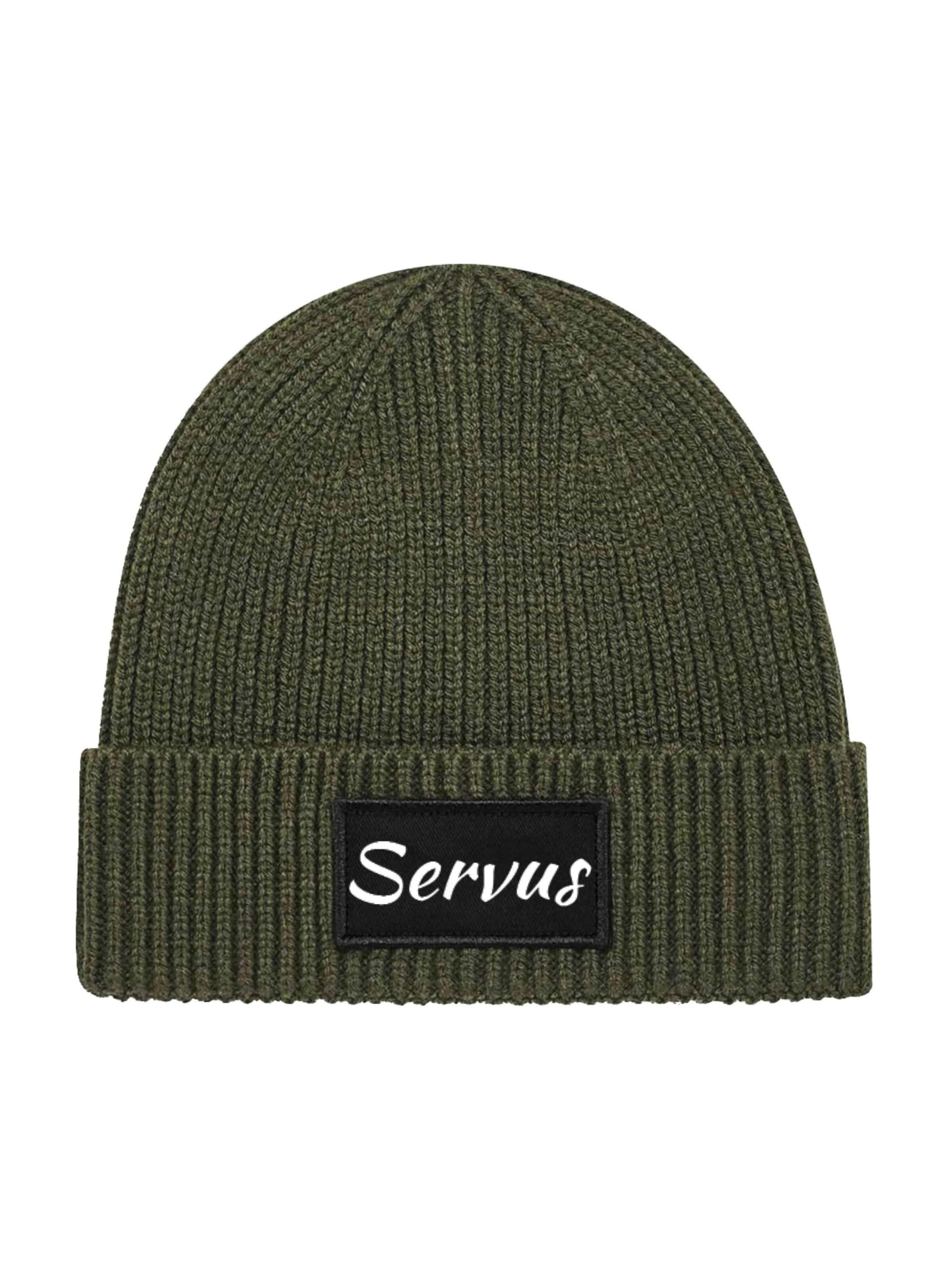 Youth Designz Beanie 'Servus' in Green: front