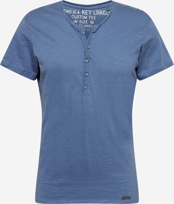 Key Largo T-Shirt 'LEMONADE' in Blau: predná strana