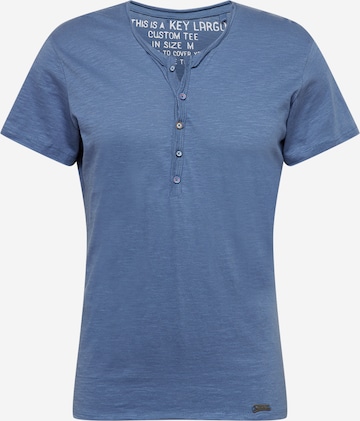 Key Largo T-Shirt 'LEMONADE' in Blau: predná strana