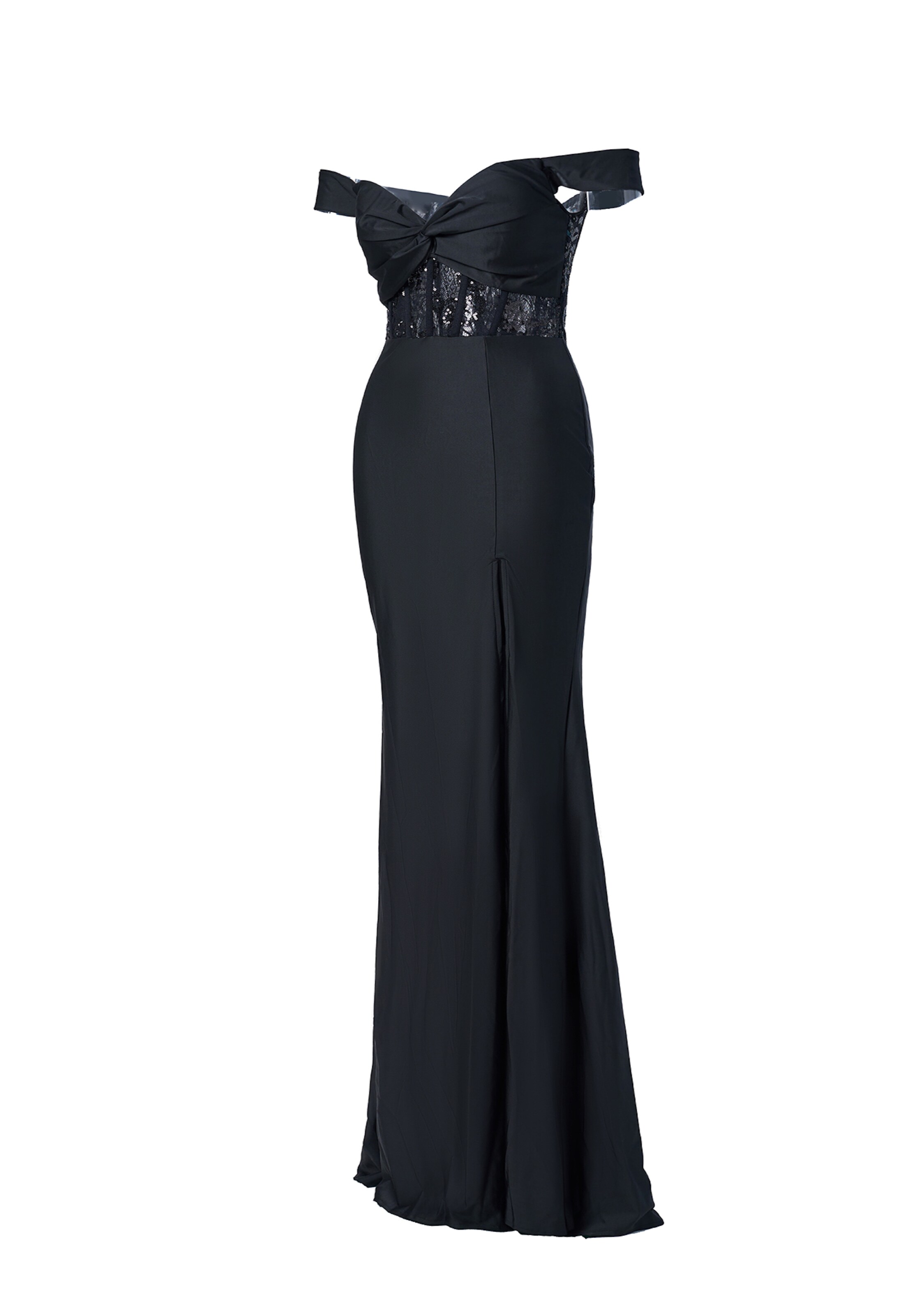 Moda Minx Abendkleid 'Kenza' in Schwarz