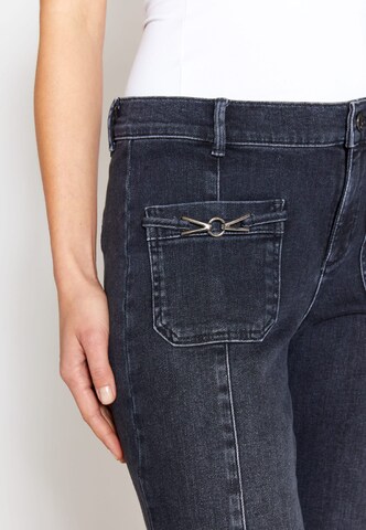 ÆNGELS Wide Leg Culotte Jeans in Grau