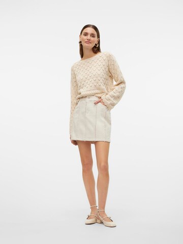 VERO MODA Sweater 'VMLUA' in Beige