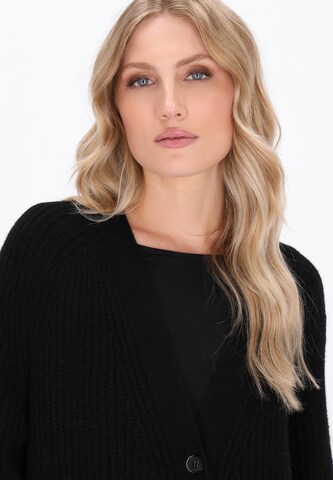 DreiMaster Vintage Knit cardigan 'Classic Look' in Black