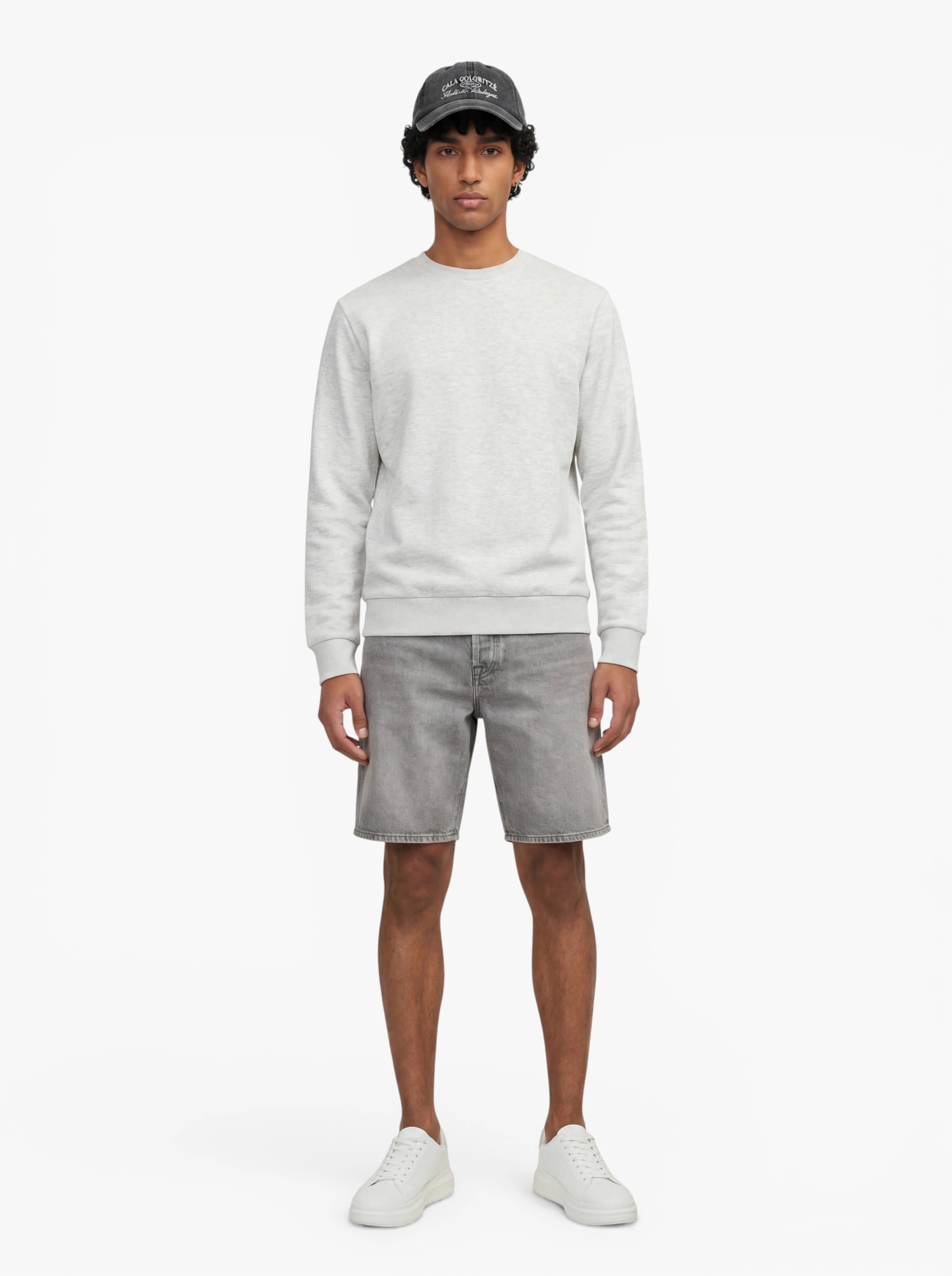 Sweat 'JREBAARON' JJ Rebel en blanc