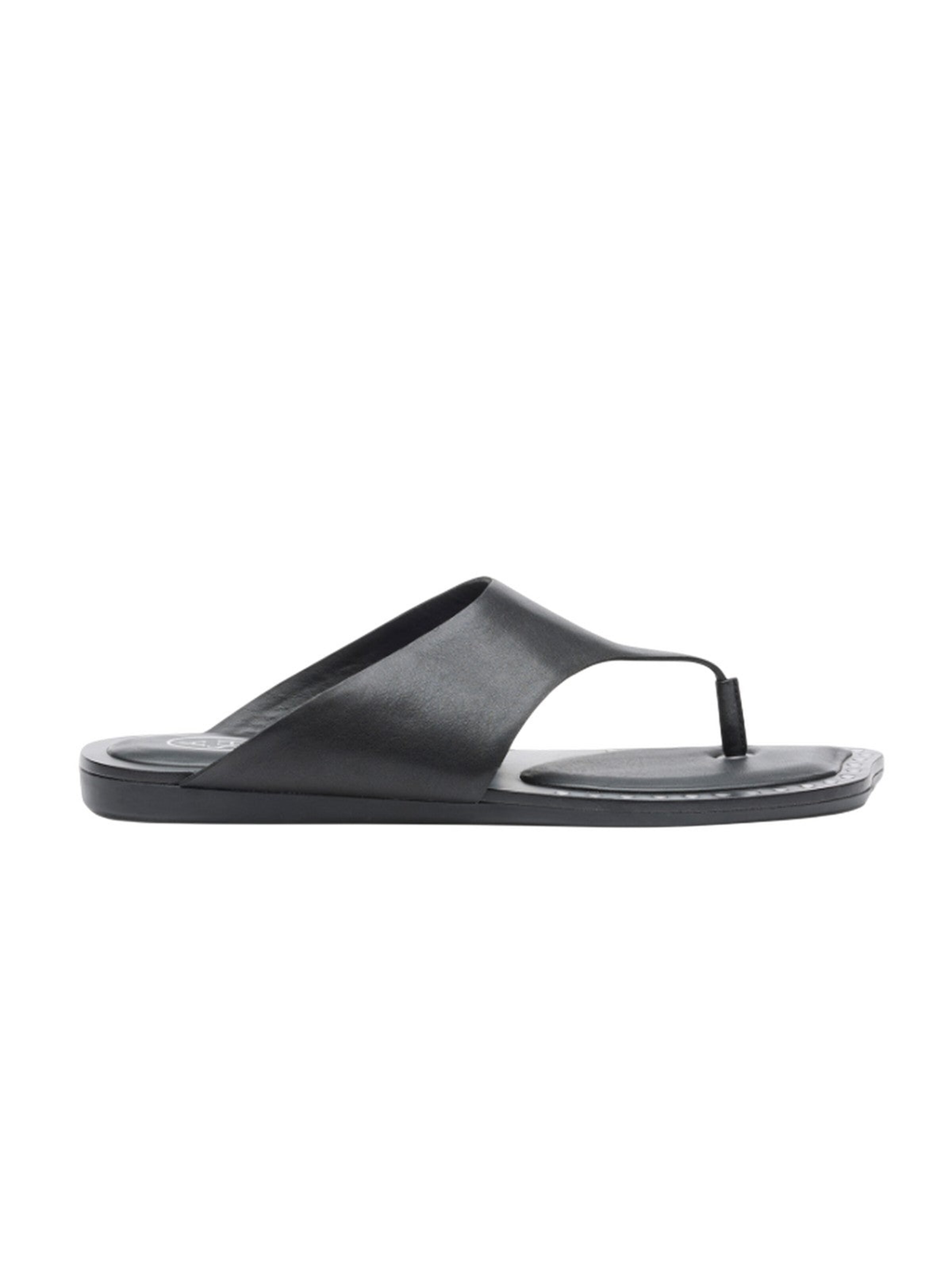 ASH - Sandalias de dedo en negro: frente