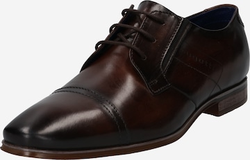 bugatti - Zapatos con cordón en marrón: frente