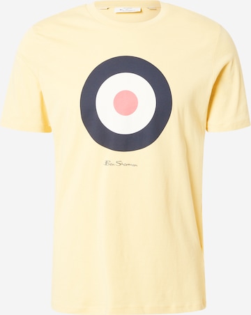 Ben Sherman Футболка 'Signature Target' в Желтый: спереди