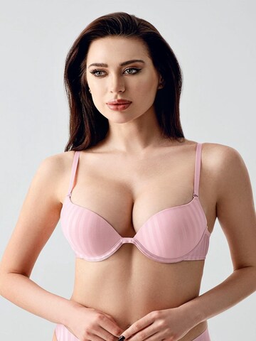 C&City Push-up Podprsenka – pink: přední strana