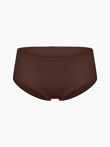 cfab (formerly creamy fabrics) Panty 'Seamless Slip' in Brown: front