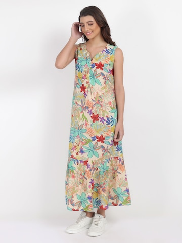 VICCI Germany Maxikleid mit wunderschönem mehrfarbigem Blumendruck in Mischfarben