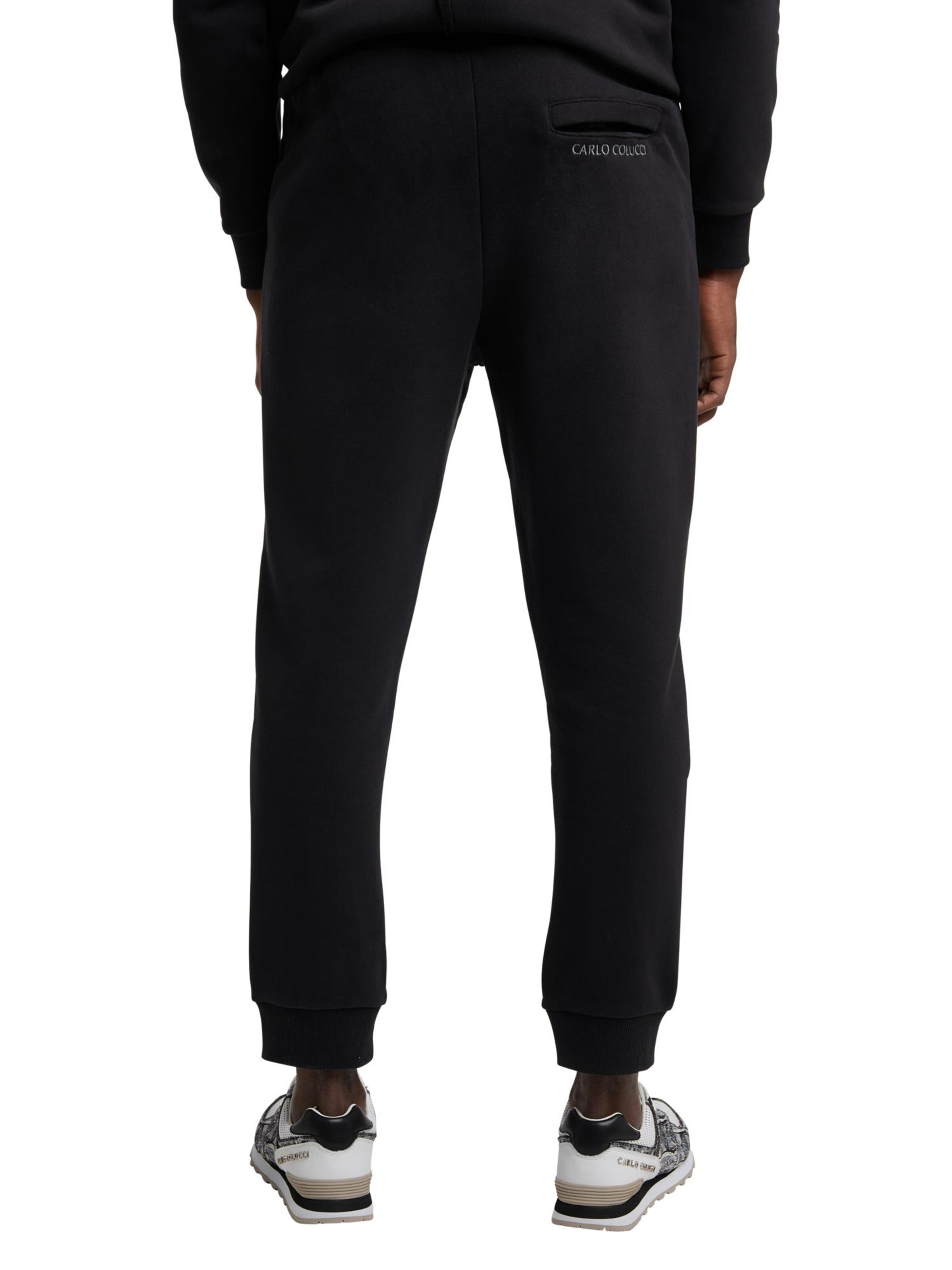 Carlo Colucci Regular Broek 'De Bettin' in Zwart